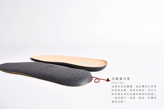 (官網獨家買一送一 )吸濕/透氣/舒適/防臭/高彈性/保麗優鞋墊