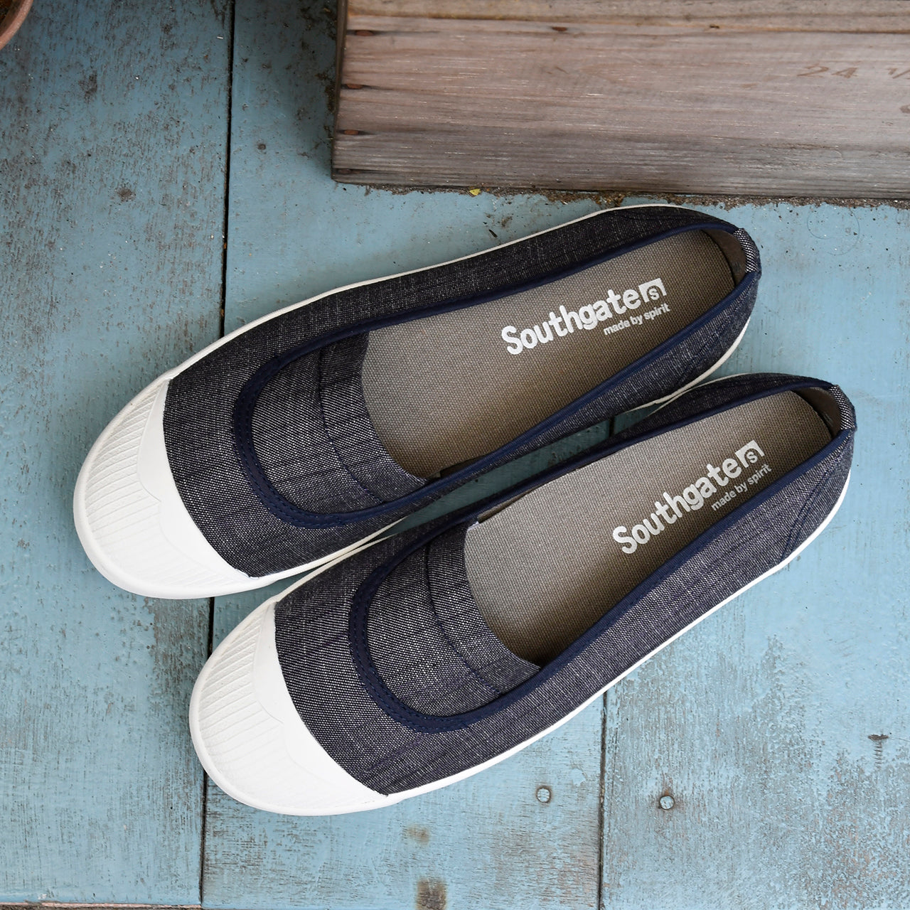 ann世紀藍/出遊/雙色牛仔布/限量/休閒鞋/帆布鞋