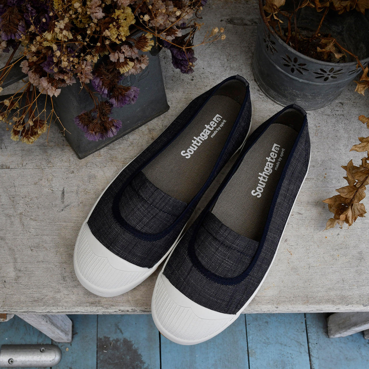 ann世紀藍/出遊/雙色牛仔布/限量/休閒鞋/帆布鞋