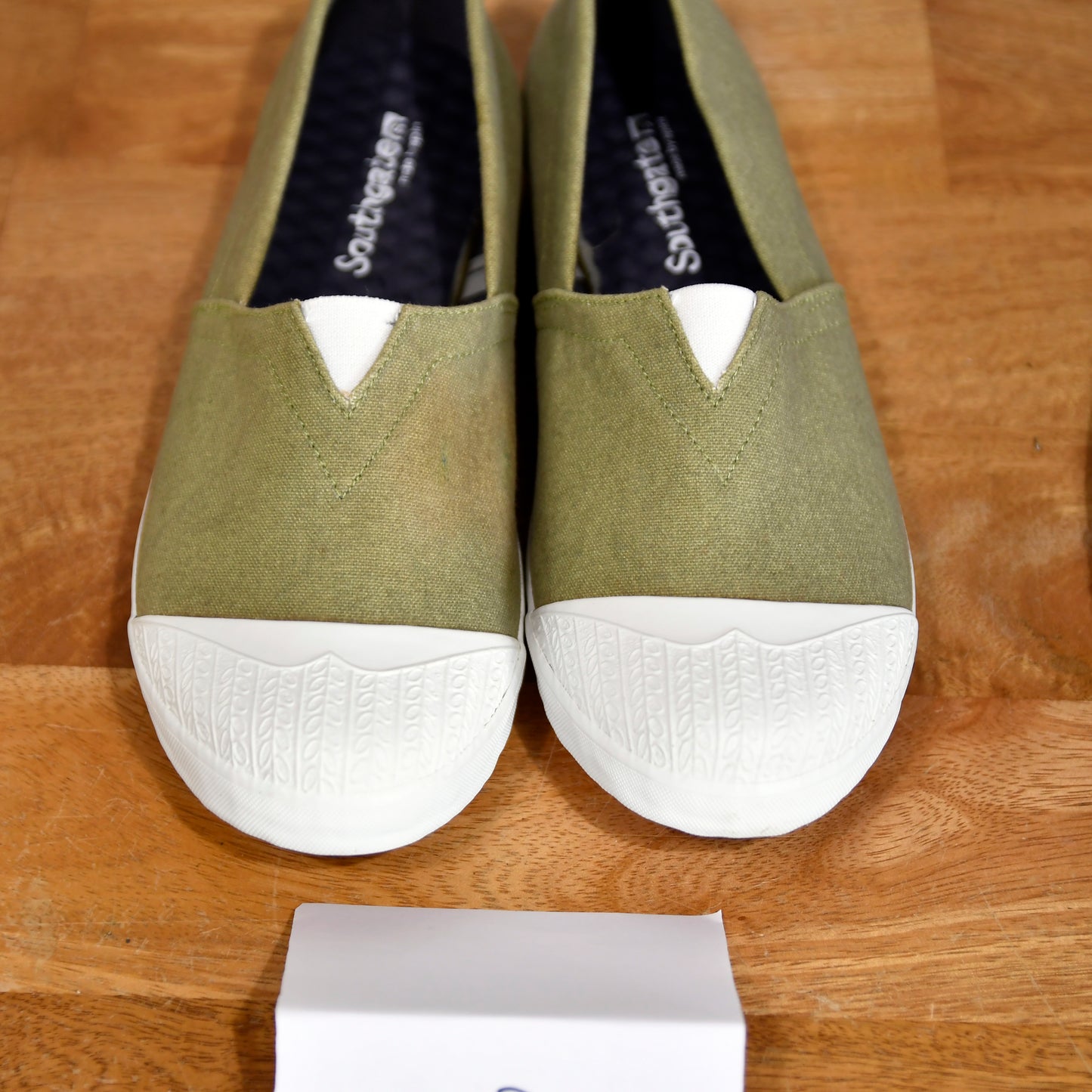 FREE green canvas shoes