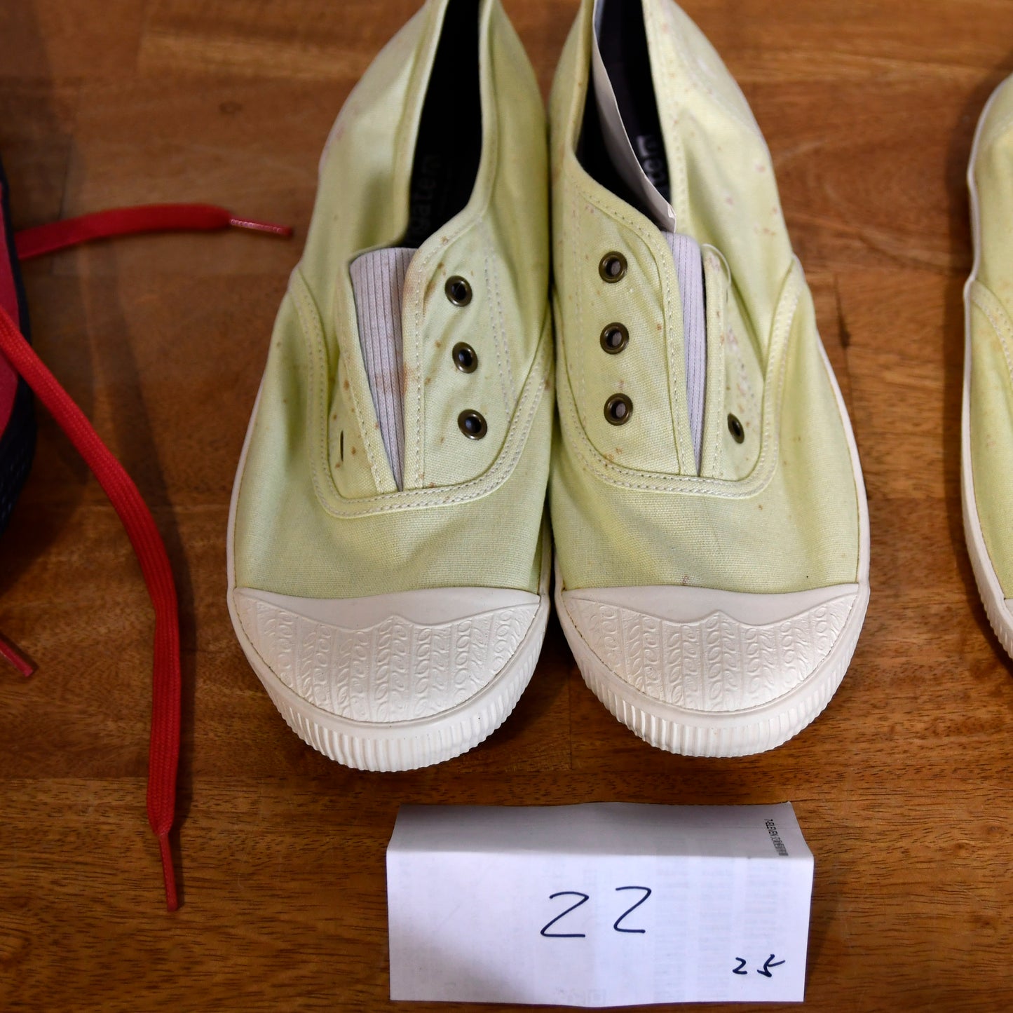 FREE green canvas shoes